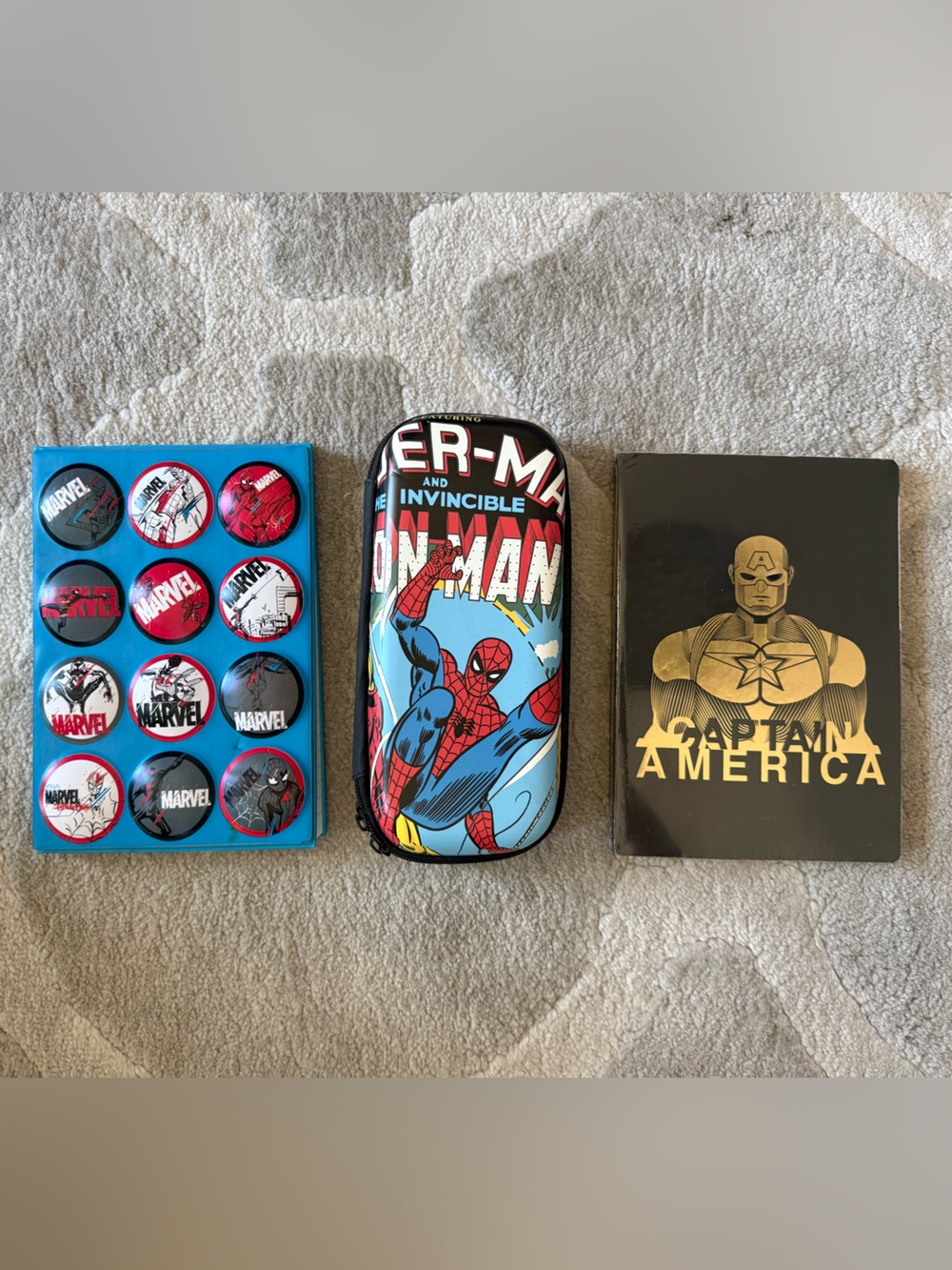 Marvel Spider-Man Graphic Hard Shell Electronics Case in Blue and Red